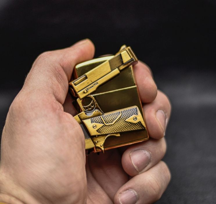 Zapalniczka Plomieniowa Na Gaz Pistolet Glock Metalowa Gazowa
pistolet