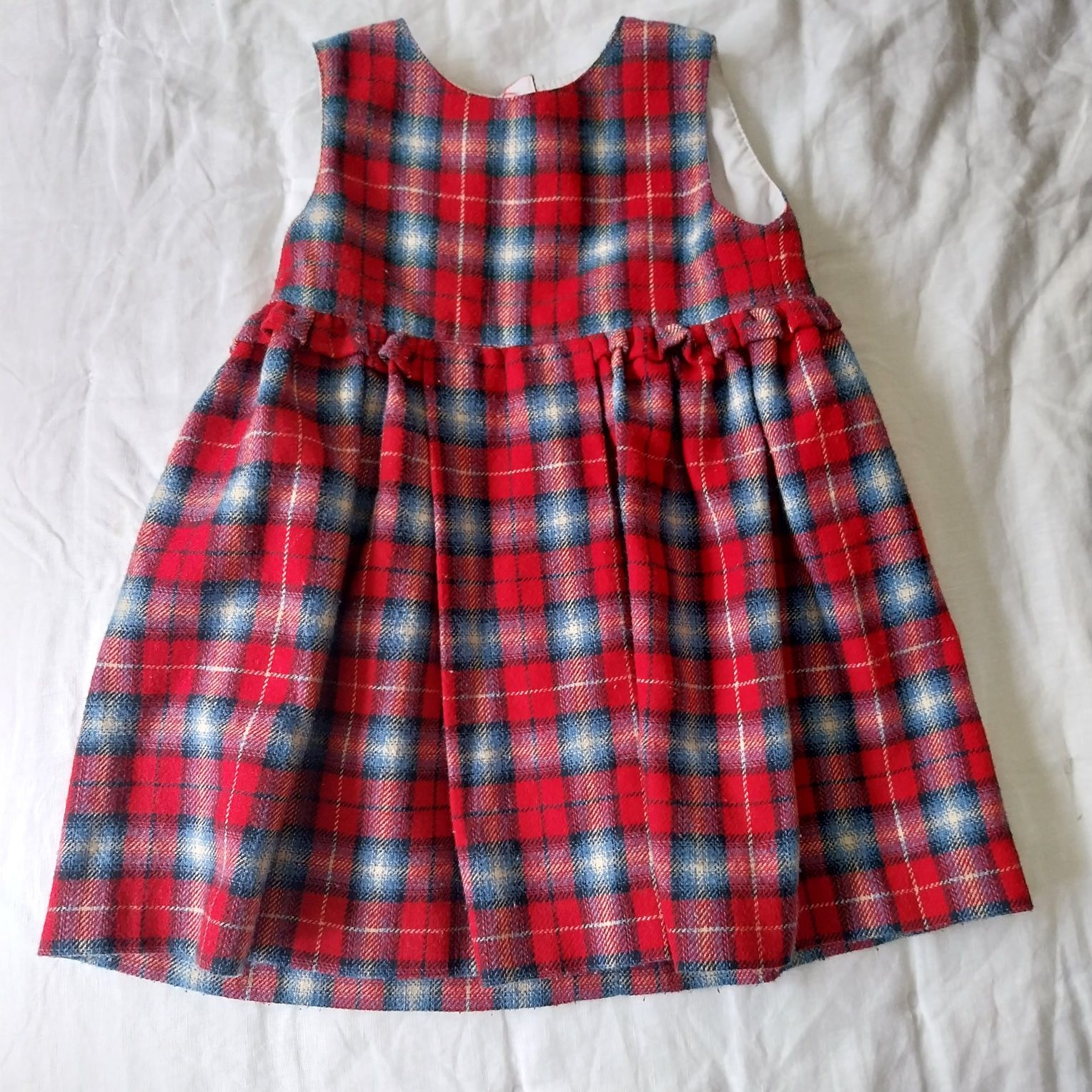 Conjunto de vestido + collants + sapatos