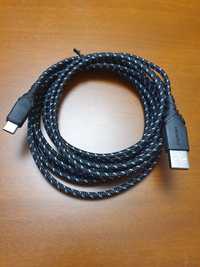 Kабель EnergEA NyloGlitz USB Type-C 3m.