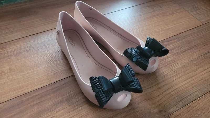Melissa buty balerinki r. 37 wkładka 23cm kokarda oryginalne