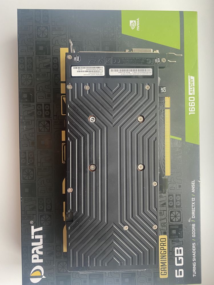 Відеокарта GF GTX 1660 Super 6GB GDDR6 GamingPro Palit