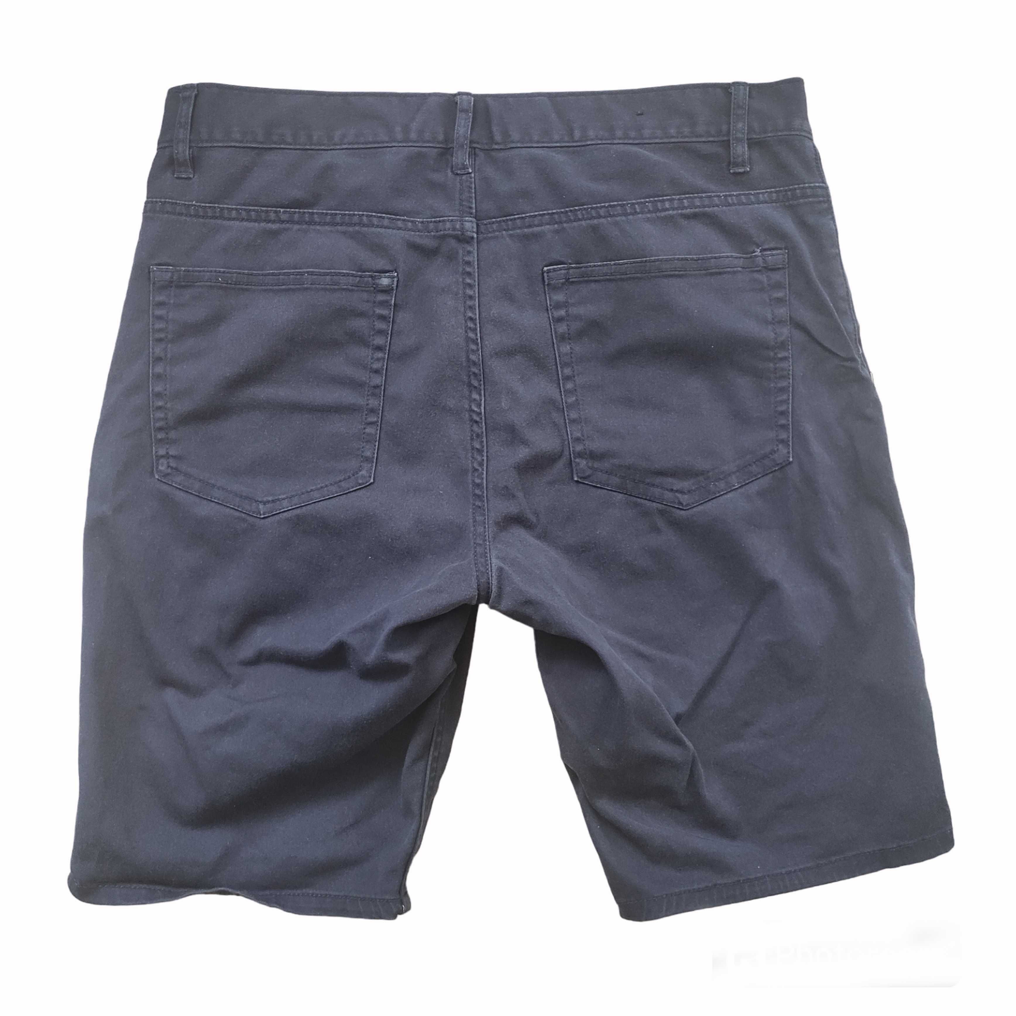 Spodnie krótkie H&M ciemny granat roz. 31