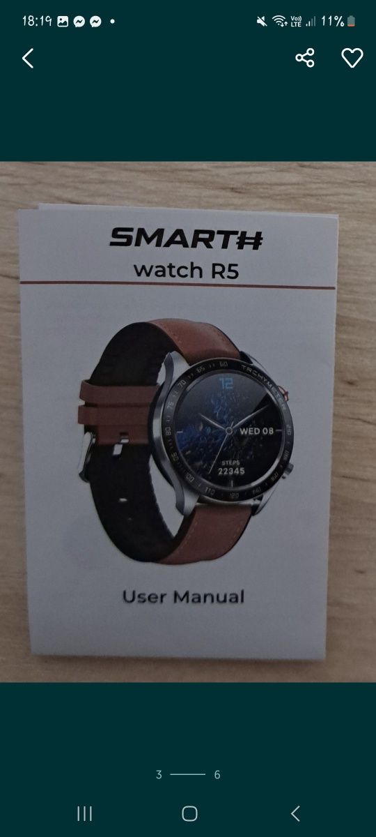 Smartwatch męski SMARTH