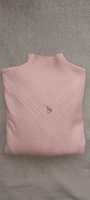 Sweter cienki różowy