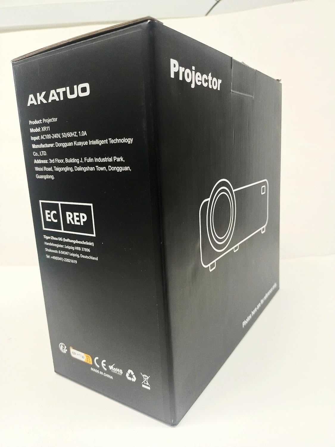 Nowy AKATUO XR11 Mini projektor Bluetooth HDMI USB + Pilot