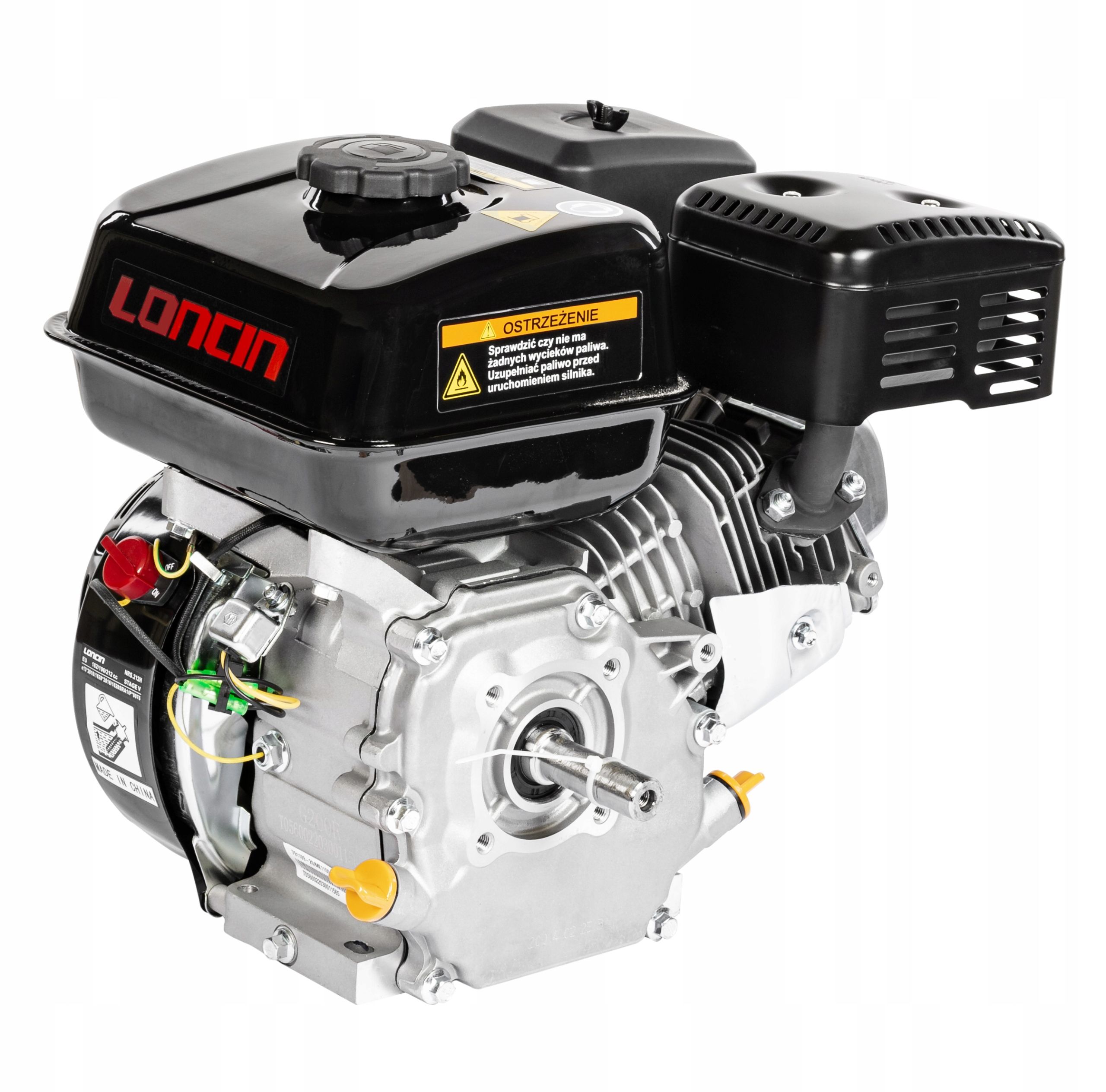 Silnik Loncin G200F-R-S wał poziomy typ R 19,05 mm