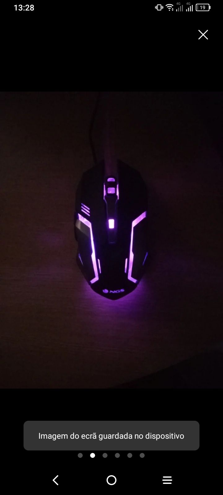 Rato Gamer (cabo USB)