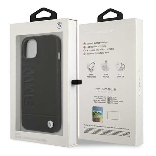 Etui na iPhone 13/14/15 6.1" BMW Signature Czarny