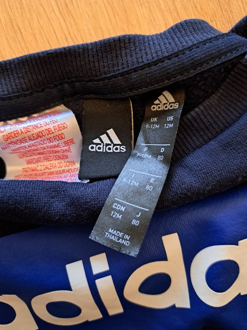 Chłopięca bluza Adidas 9-12 miesięcy