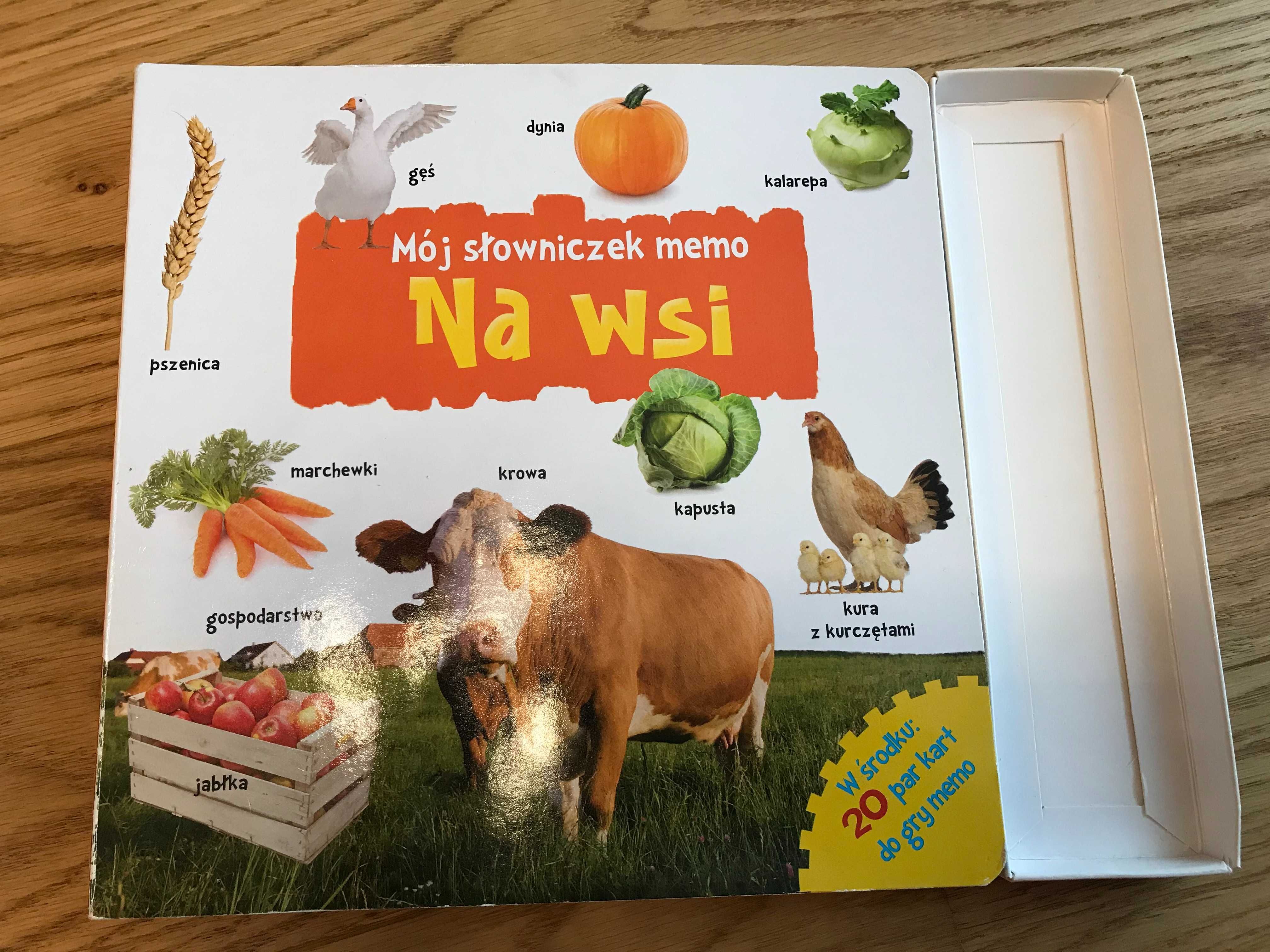 Książka "Mój słowniczek - Na wsi" + memo