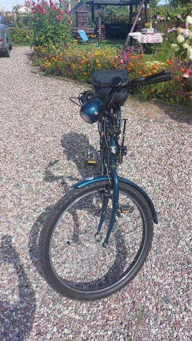 Rower z silnikiem spalinowym Sachs 301a doinwestowany