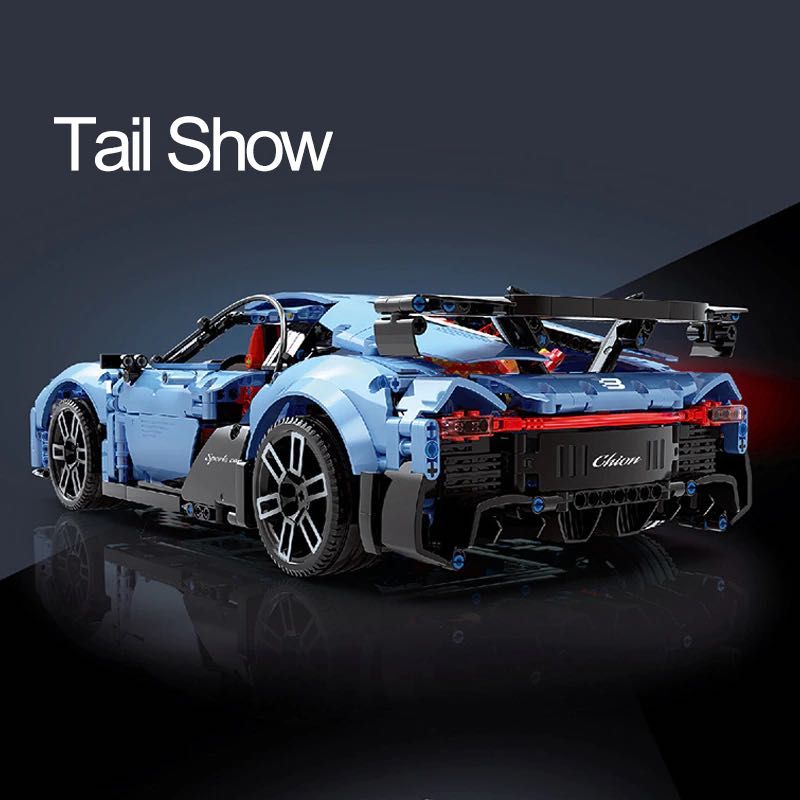 Model samochodu klocki Bugatti Chiron XXL - 2003 części! jak LEGO