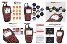 Máquina de Diagnóstico Profissional OBD Automóvel/Camião multi-marcas