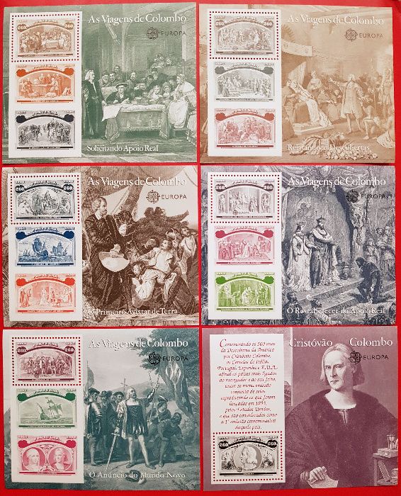 Selos – 5º Centenário da Descoberta da América
