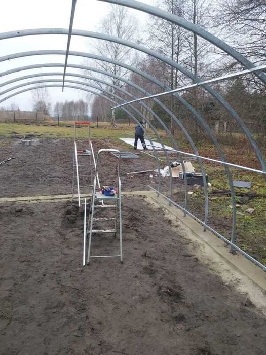 Теплиця промислова шириною 6м довжиною 6/8/10/12м.. труба 30Х30Х1.5мм