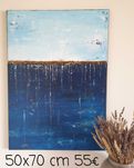 Quadro abstrato 50 x 70 cm
