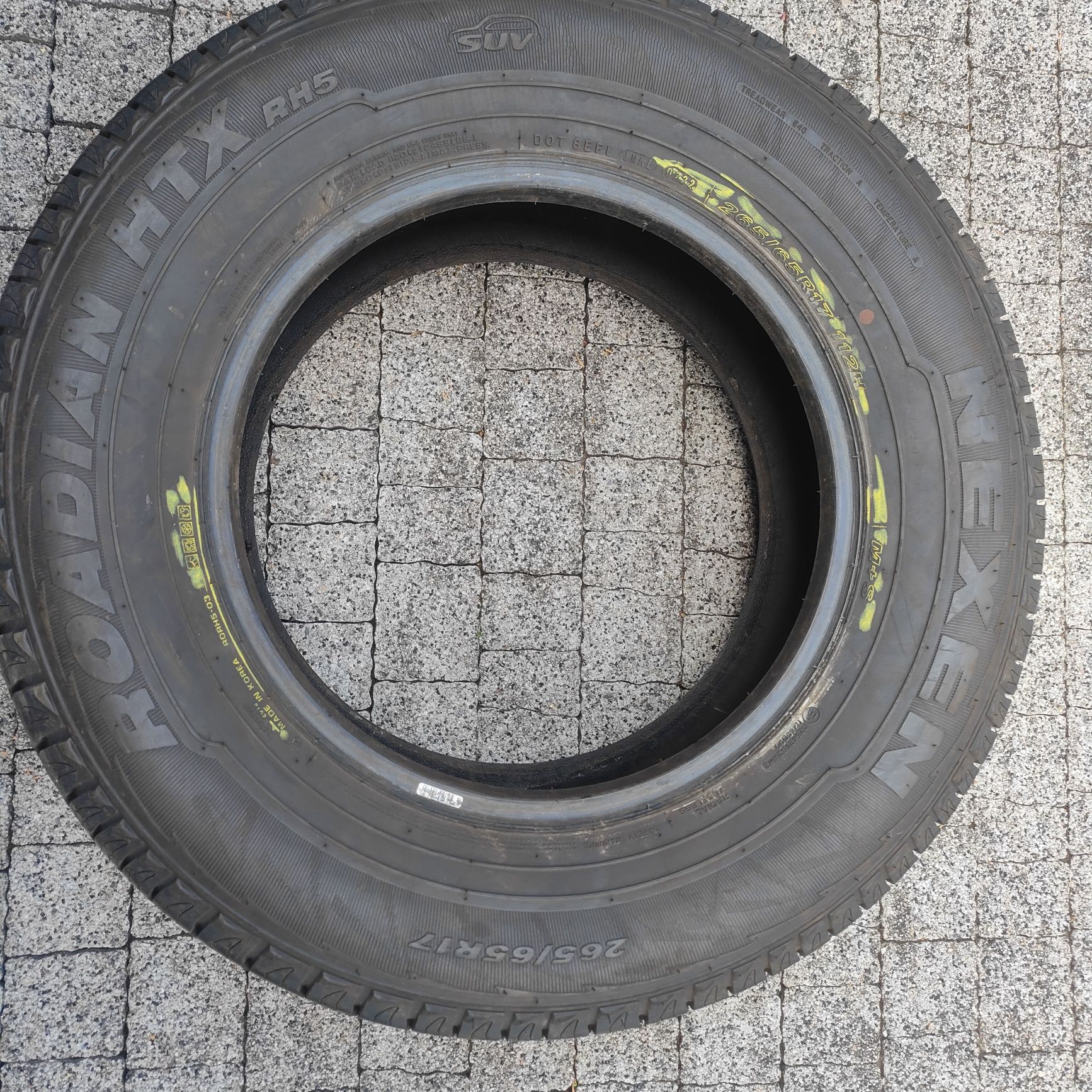 1x Nexen Rpadian HTX RH5+ 265/65R17 112H 1 sztuka