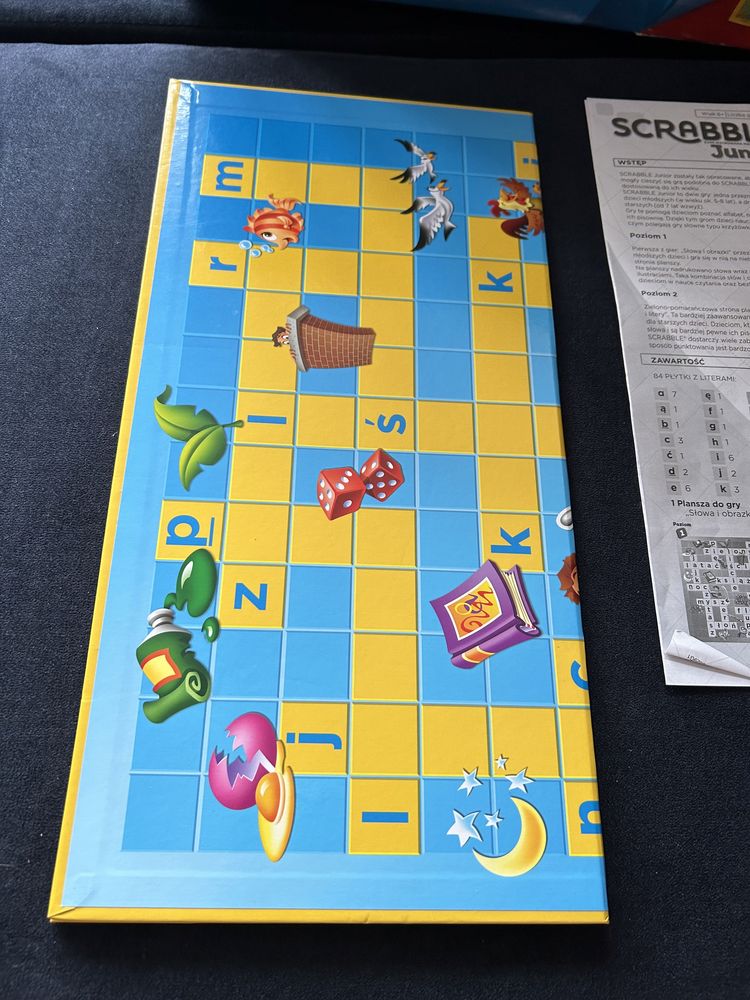Gra planszowa Scrabble junior 6+
