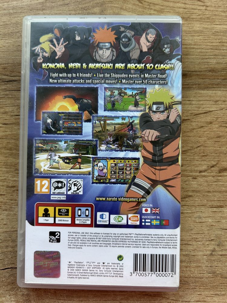Naruto Heroes3 na PSP