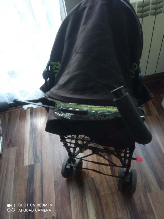 Wózek spacerowy  zielony bez barierki