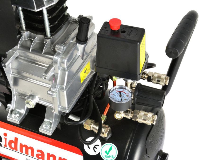 KOMPRESOR sprężarka OLEJOWY 24L 3,8 KM 230V 210L/min 8BAR 1 TŁOK 080