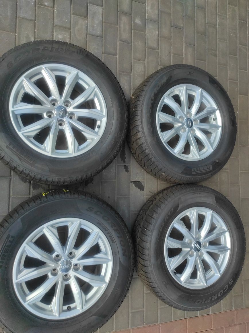 11 Koła aluminiowe AUDI R 17 5x112 PIRELLI 235/65/17