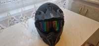 Kask motocyklowy/rowerowy SHOT Pulse + gogle