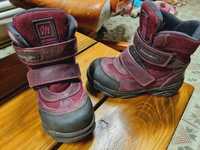 Зимние ботинки минимен 27 размер термо на меху фиолетовые