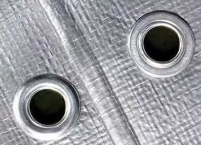 PLANDEKA 2x6 Wzmacniana Srebrna WODOODPORNA Gruba MOCNA Okryciowa UV