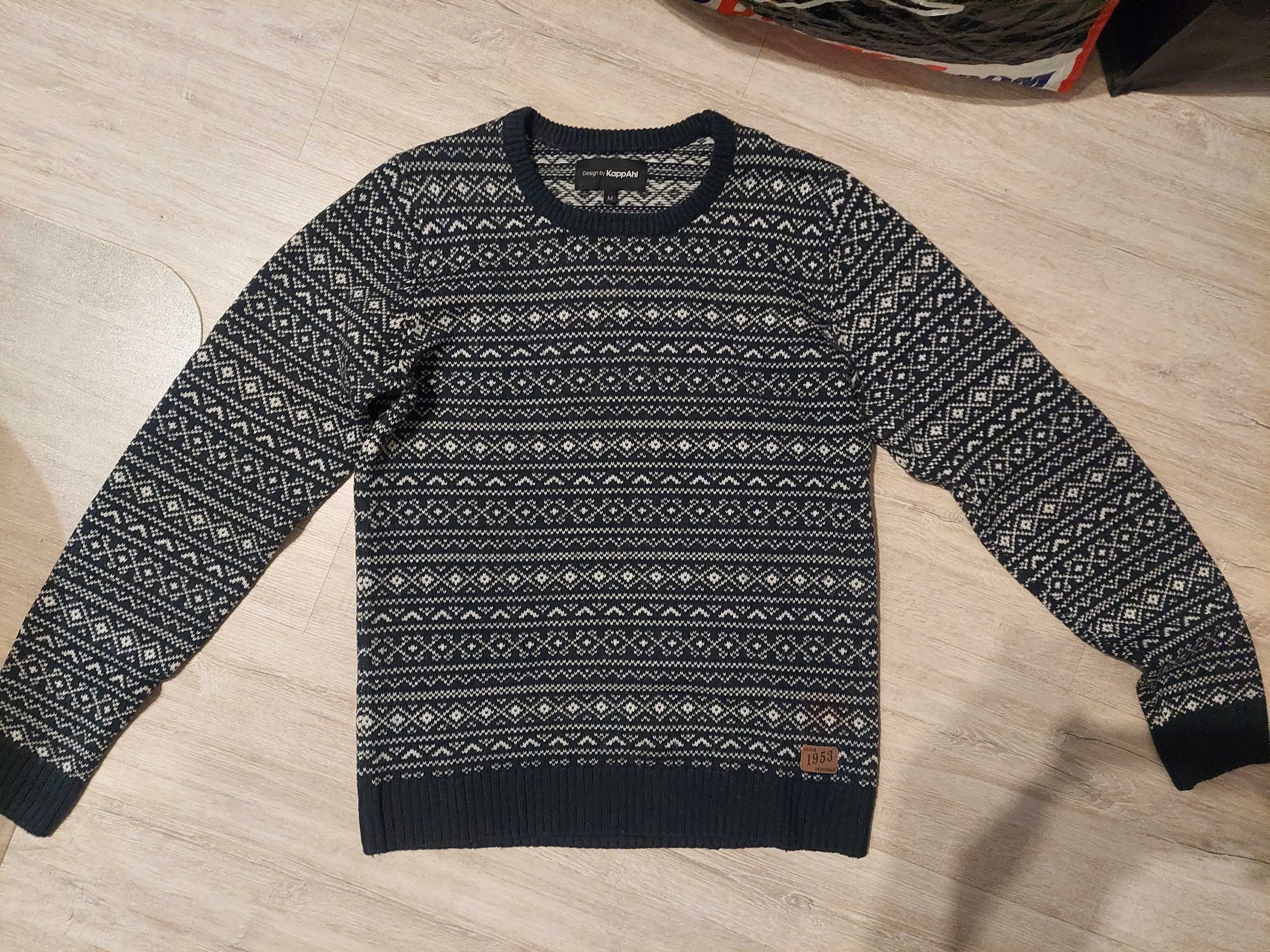 Sweter Kappahl M żakardowy kardigan bluza golf