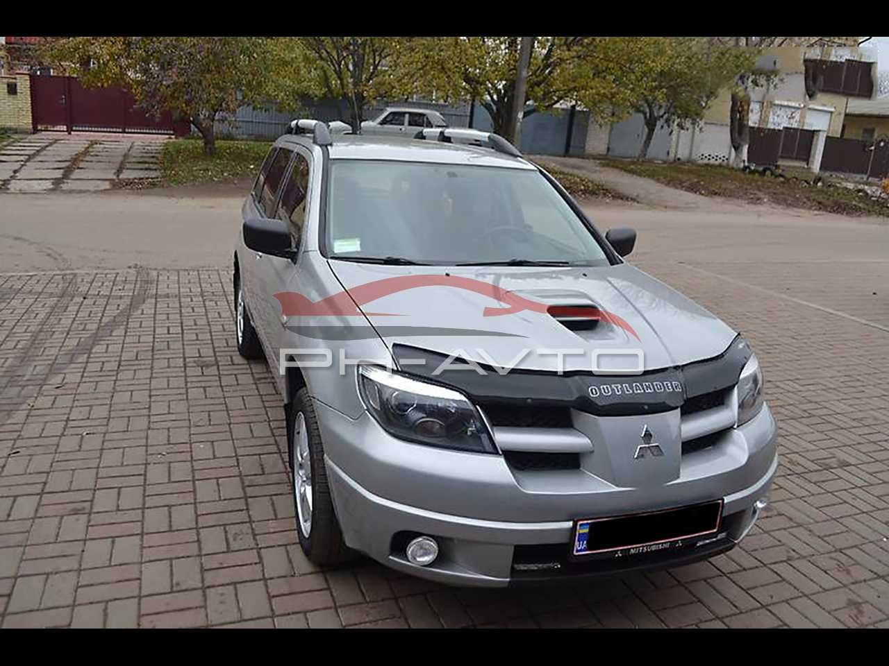 Мухобойка Дефлектор Капоту Mitsubishi Outlander 2001-2006 р.в.