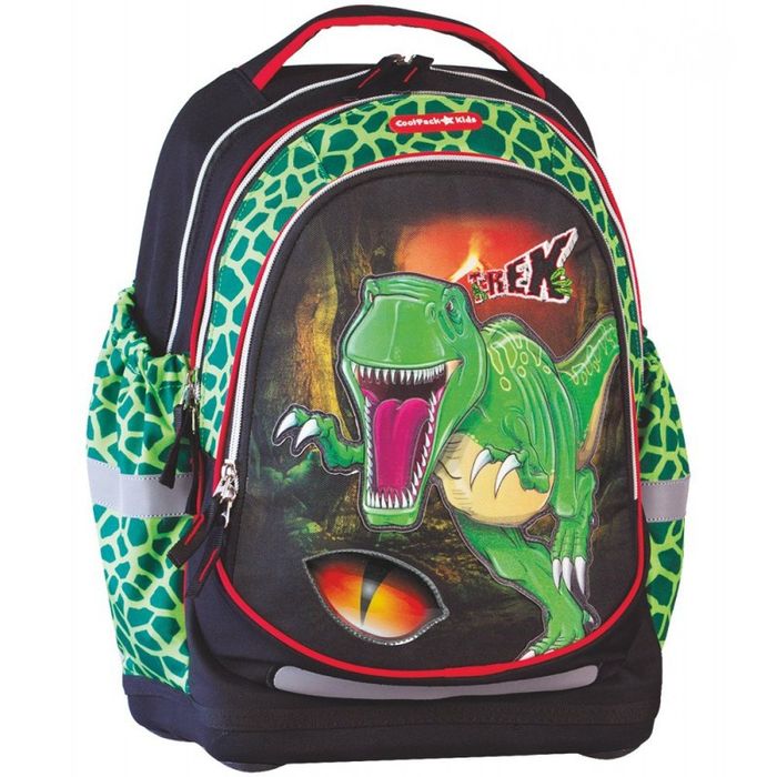 Ранець для хлопчика. Рюкзак школьный CoolPack, T-Rex + расширение