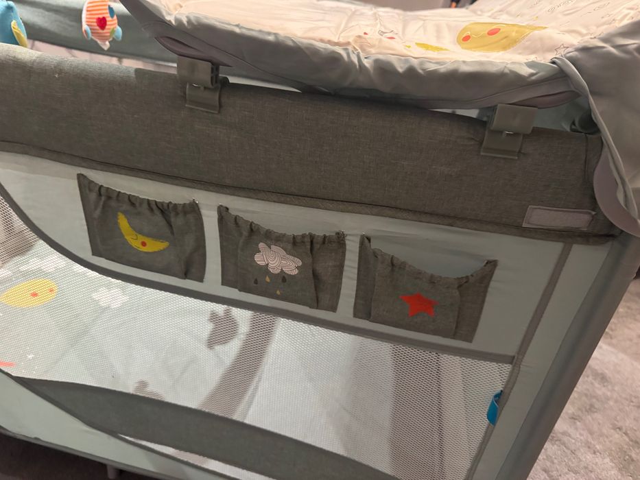 ŁÓŻECZKO TURYSTYCZNE DREAM baby designe 2 poziomy przewijak