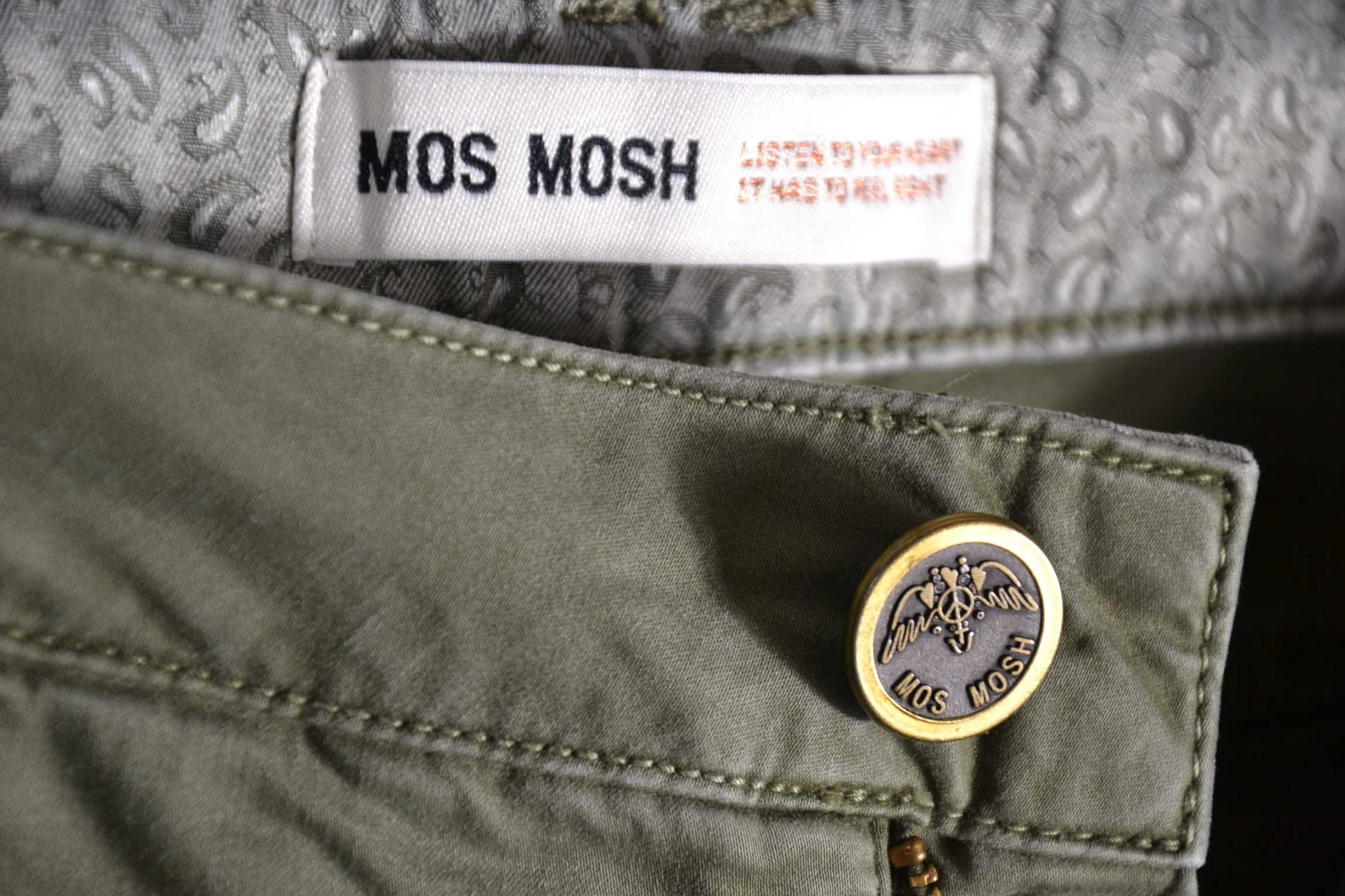 MOS MOSH Etta Spodnie Rybaczki 3/4 Damskie 30 Super Stan Oryginalne