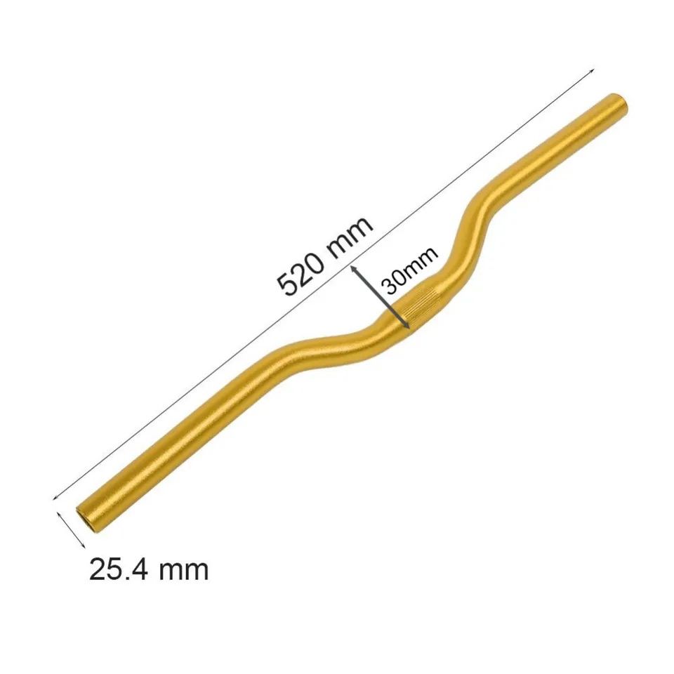 Руль велосипедный 520ммх25.4мм алюминий