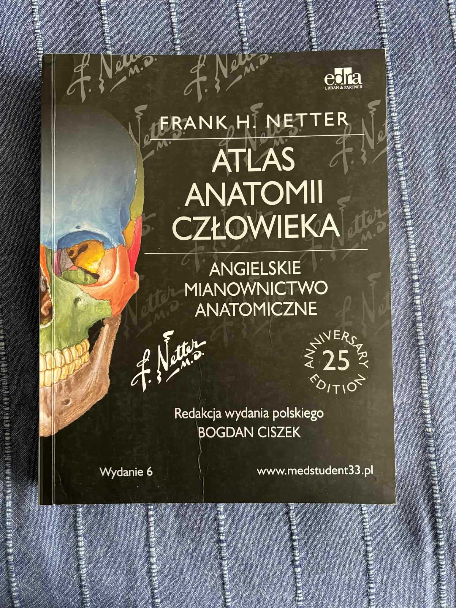 Atlas anatomii człowieka Netter (angielskie mianownictwo)