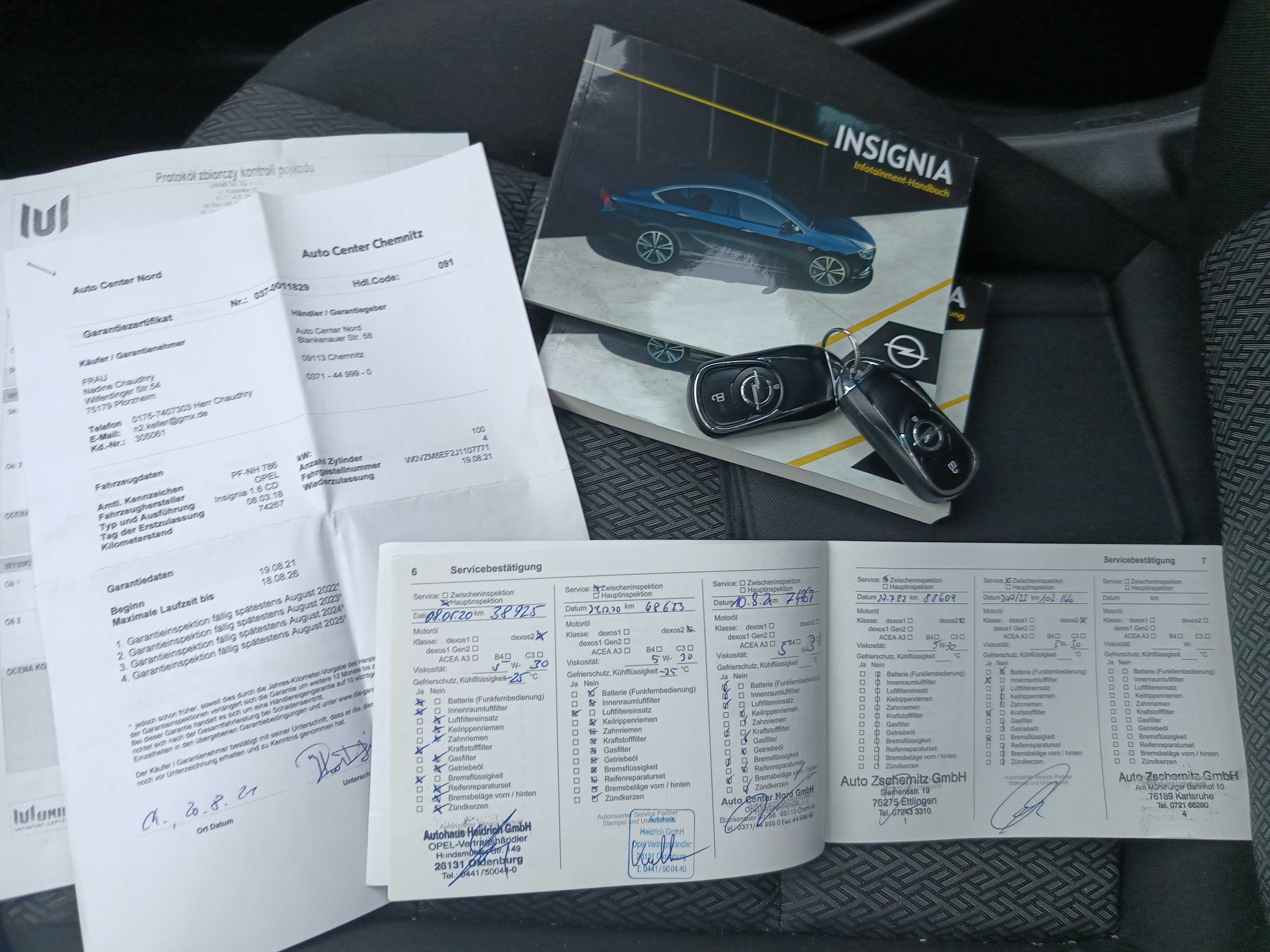 Opel Insignia  B kombi 1.6 cdti sprowadzona zarejestrowana 110 tys km