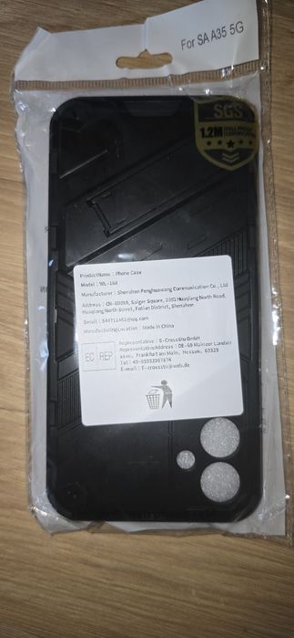 Samsung A35 5G etui case obudowa pokrowiec pancerny z nóżką nowy