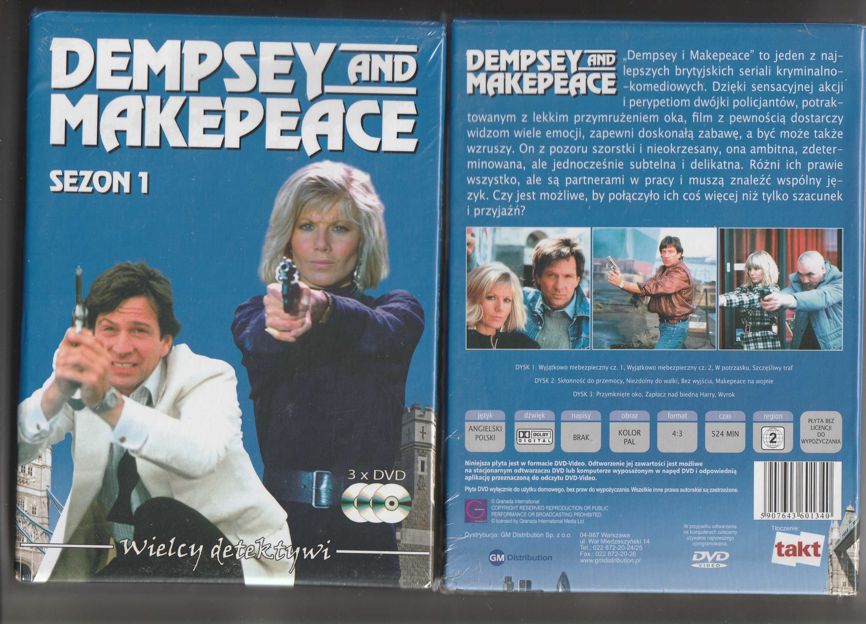 Dempsey and Makepace sezon 1 box 3 DVD