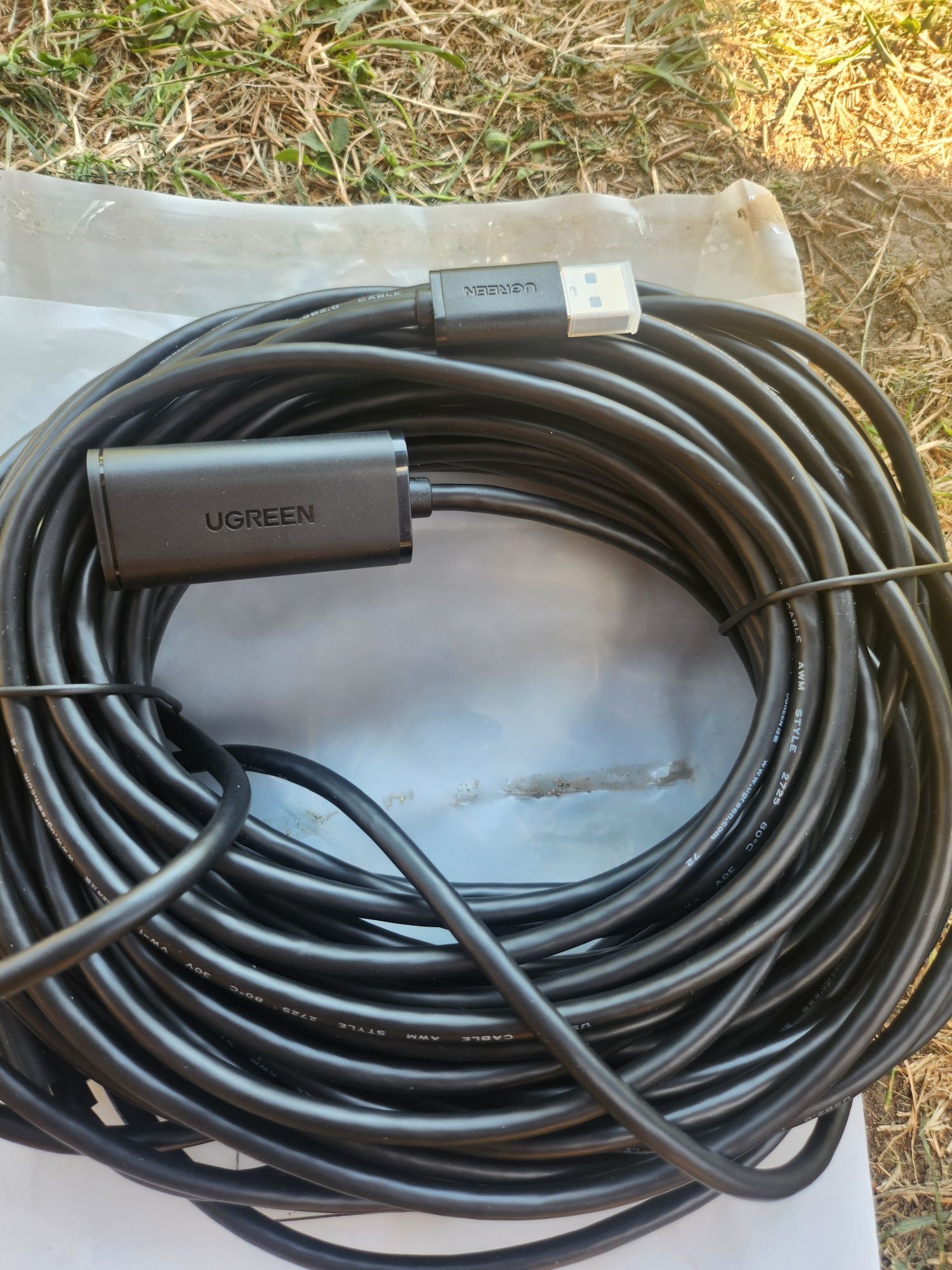 Kabel 20m  aktywny przedłużacz USB 2.0 nowy.