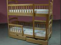 Двоярусне дитяче ліжко карина люкс посилена