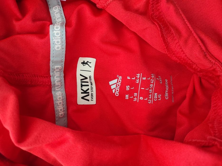 540. Bluza z kapturem Adidas running Climalite r. M/L r.38/40 r.