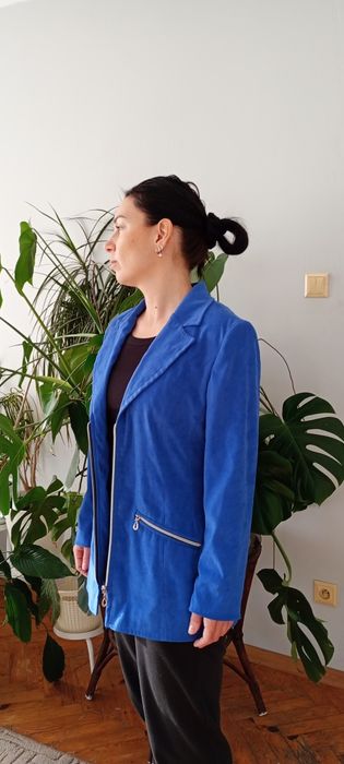 Żakiet damski zamszowy