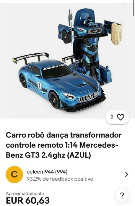 1/14 Mercedes GT3 Rastar RC