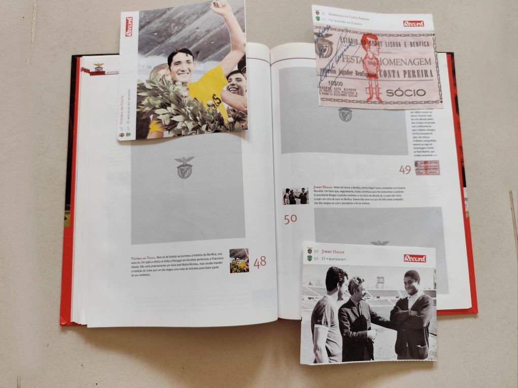 Livro / Caderneta de Cromos - História Visual do SL Benfica