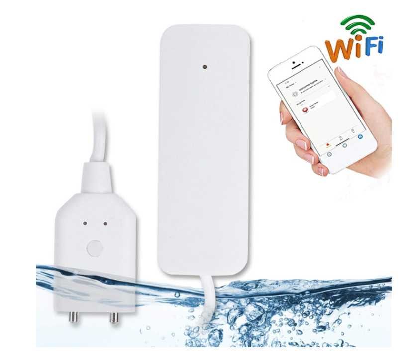Czujnik Zalania Sensor wycieku poziomu wody SMART WiFi Tuya kod 1739