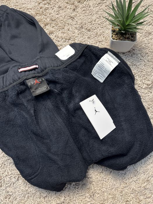 Штани Nike Jordan чорні на флісі чоловічі | Спортивні