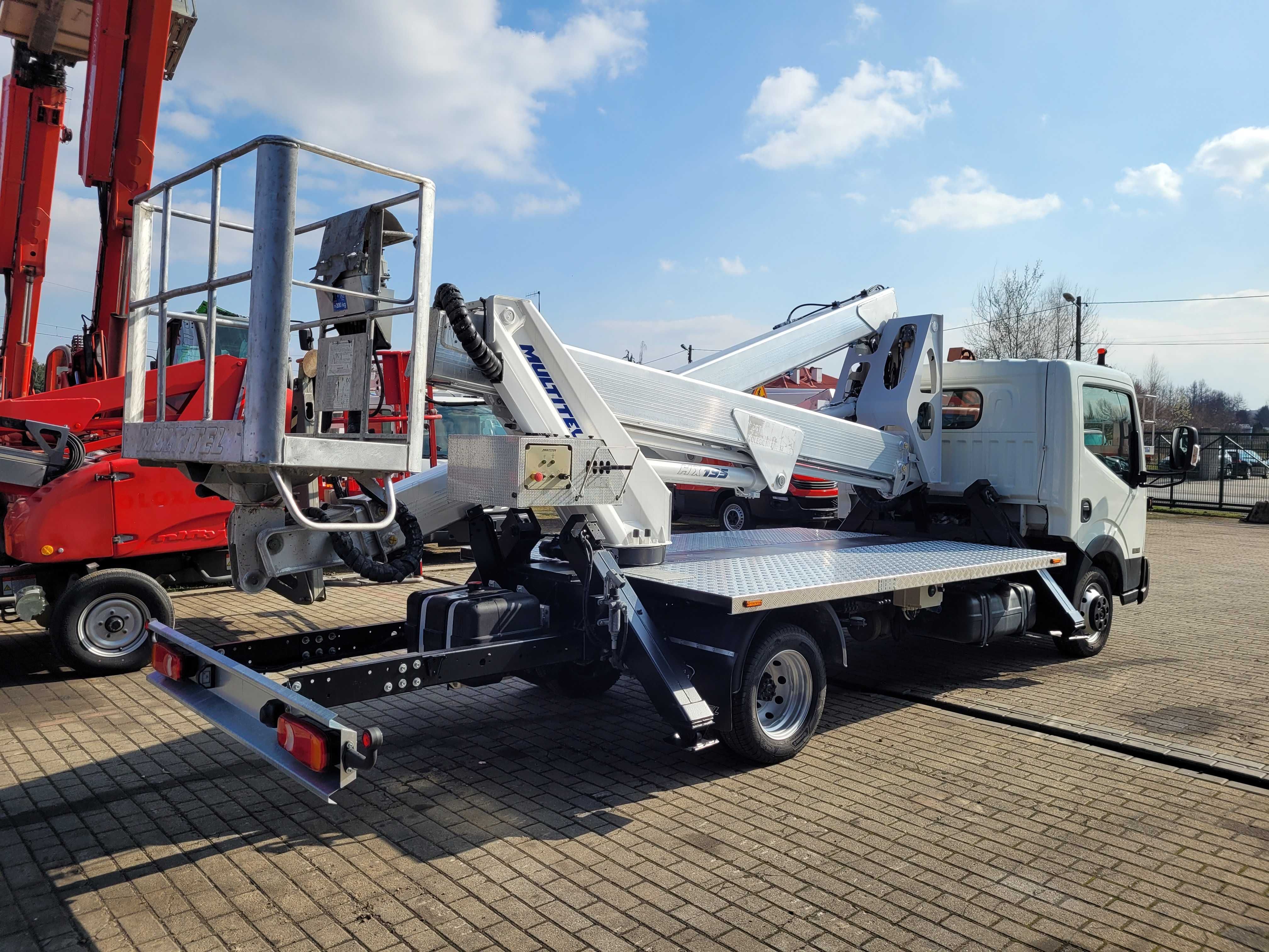 koszowy/20m/HX195/nissan/multitel/isoli/podnośnik/zwyżka/hydraulika