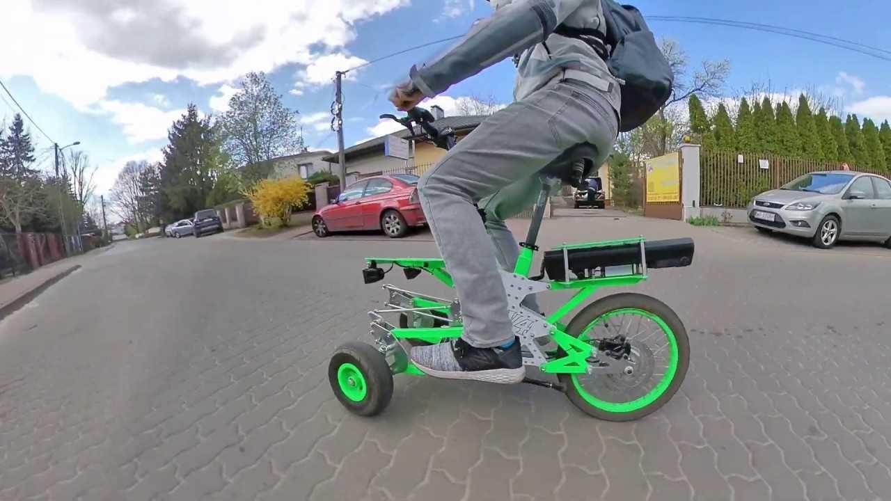 pojazd skuter elektryczny trzykołowy składany EV4 Gremlin