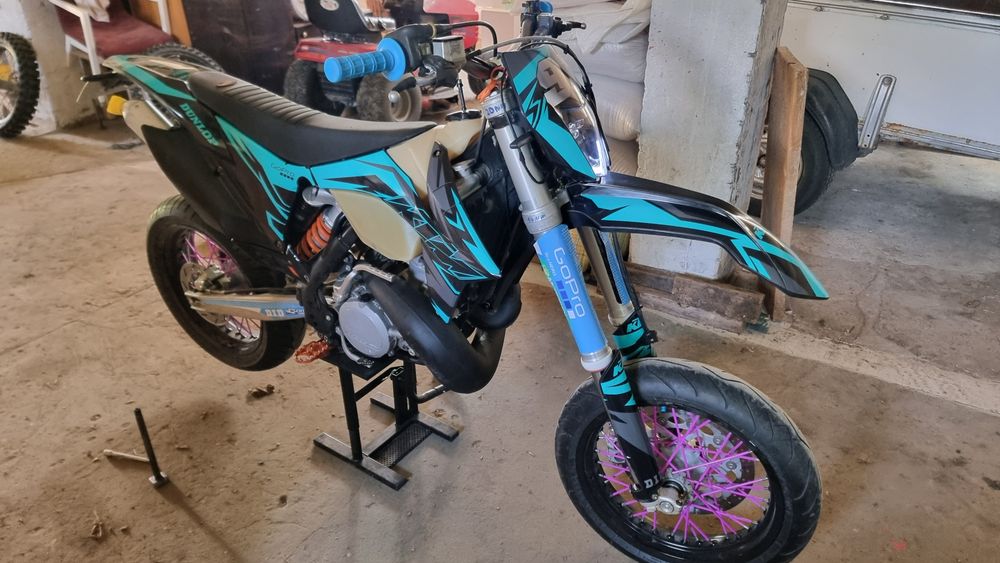 KTM EXC 250/125 na A1 supermoto enduro dwa komplety kół
